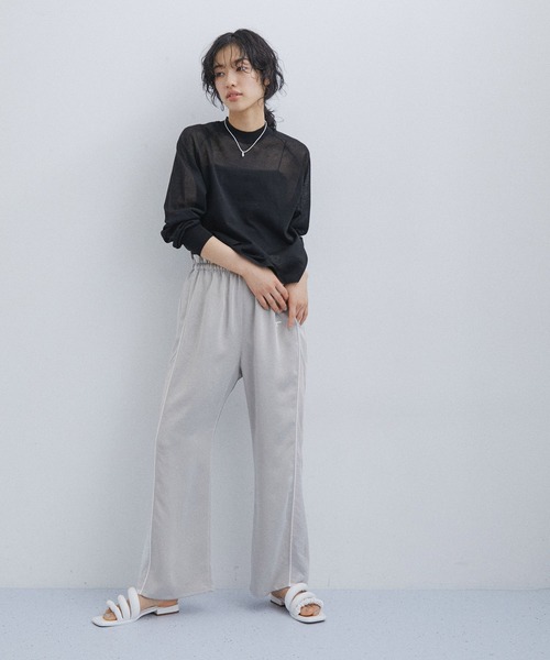 ADAM ET ROPE'（アダムエロペ）の「【定番人気】ベアキャミソール（キャミソール・レディース・ホワイト/ブラック・FREE）」の3枚目の写真