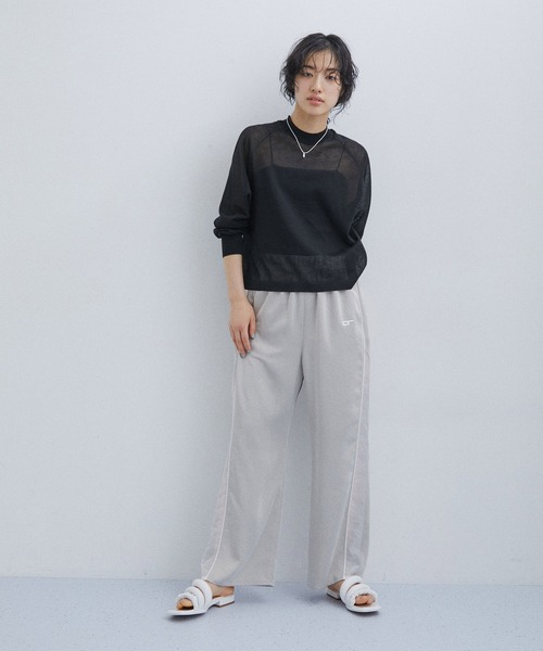 ADAM ET ROPE'（アダムエロペ）の「【定番人気】ベアキャミソール（キャミソール・レディース・ホワイト/ブラック・FREE）」の4枚目の写真