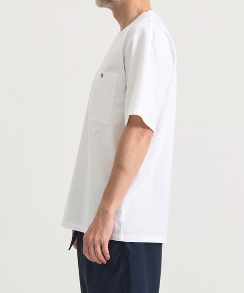 WHITE MOUNTAINEERING(ホワイトマウンテニアリング)の「【White Mountaineering / ホワイトマウンテニアリング】別注 ONE EYELET POCKET TEE(Tシャツ/カットソー・メンズ・ホワイト/ダークグレー/ネイビー/ブラック・2/1/4/3)」の10枚目の写真