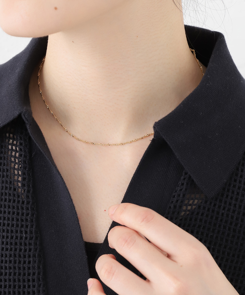 LOUISE DAMAS PARIS(ルイーズダマスパリ)の「LOUISE DAMAS/ルイーズダマス SLOBE別注 2WAYネックレス(ネックレス・レディース・ゴールド・FREE)」の2枚目の写真