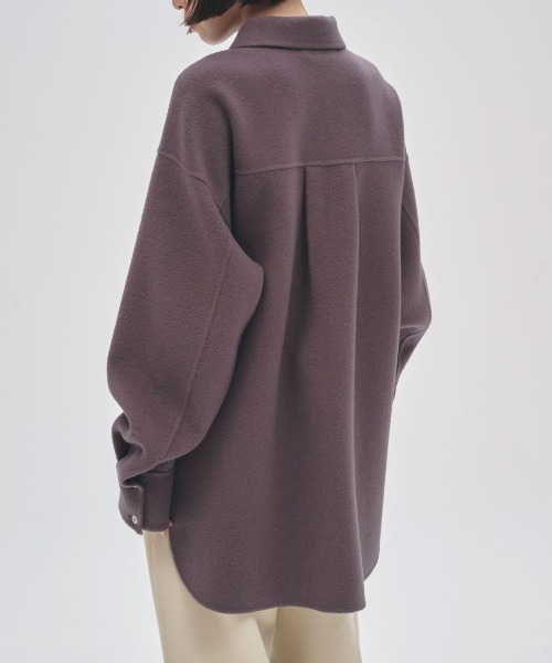 新品！TODAYFUL Wool Shirts Jacket ベビーピンク　38 新品！TODAYFUL Wool Shirts Jacket ベビーピンク 38 - メルカリ