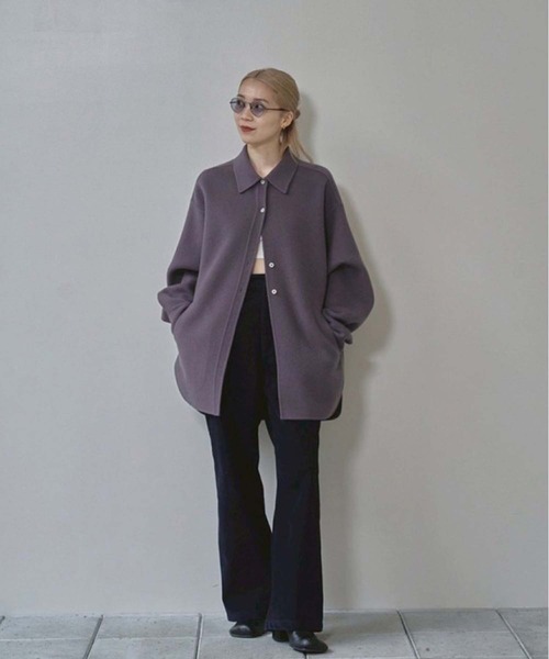 todayful Wool Shirts Jacket ブラック 36 todayful Wool Shirts Jacket ブラック 36 - メルカリ