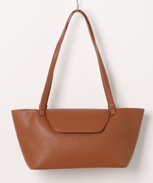 BONLECILL Marche(ボンルシールマルシェ)の「【BONLECILL Marche】《マチあり/ポーチ付き》フラップ付きロングハンドルバケツバッグ(ハンドバッグ・レディース・イエロー/レッド/グリーン/ブラウン・FREE)」の22枚目の写真