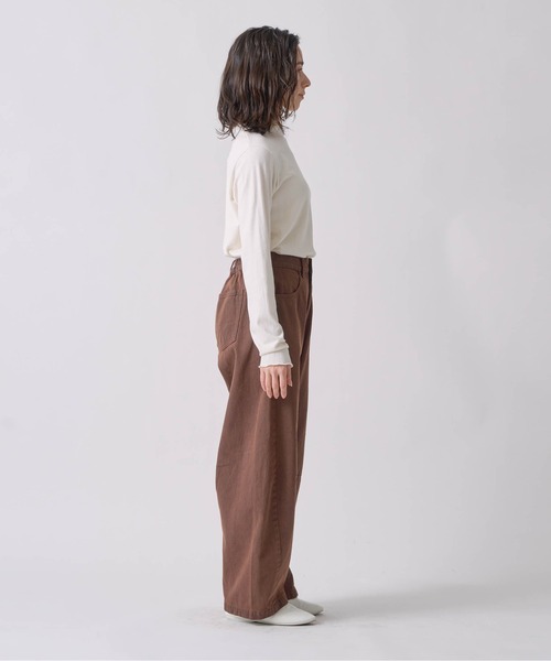 Kelen(ケレン)の「「KELEN / ケレン」カーブデザインカラーデニム(その他パンツ・レディース・ブラウン/グレー・S/M)」の12枚目の写真