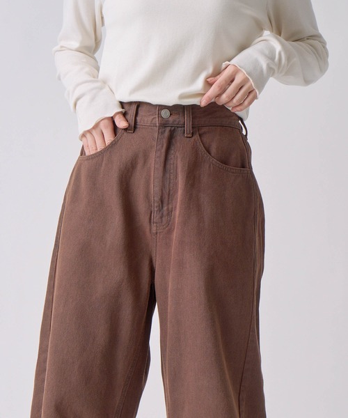 Kelen(ケレン)の「「KELEN / ケレン」カーブデザインカラーデニム(その他パンツ・レディース・ブラウン/グレー・S/M)」の15枚目の写真