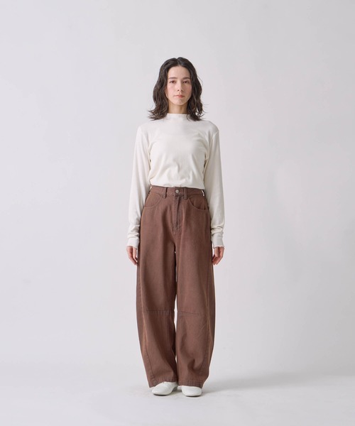 Kelen(ケレン)の「「KELEN / ケレン」カーブデザインカラーデニム(その他パンツ・レディース・ブラウン/グレー・S/M)」の19枚目の写真