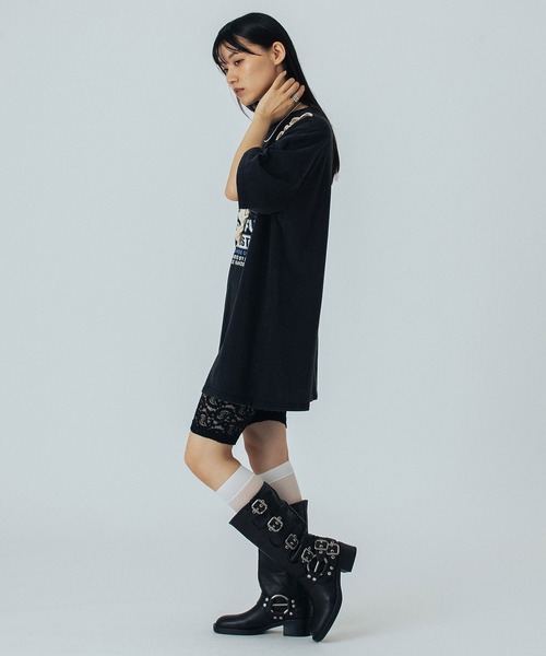 ROSE BUD(ローズバッド)の「LOGO S/S TEE(Tシャツ/カットソー・レディース・ブラック/ベージュ/バーガンディー・ONE SIZE)」の19枚目の写真
