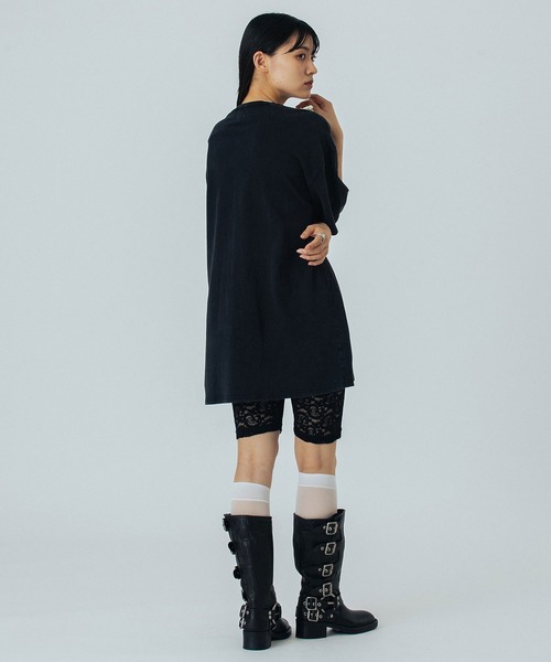 ROSE BUD(ローズバッド)の「LOGO S/S TEE(Tシャツ/カットソー・レディース・ブラック/ベージュ/バーガンディー・ONE SIZE)」の22枚目の写真