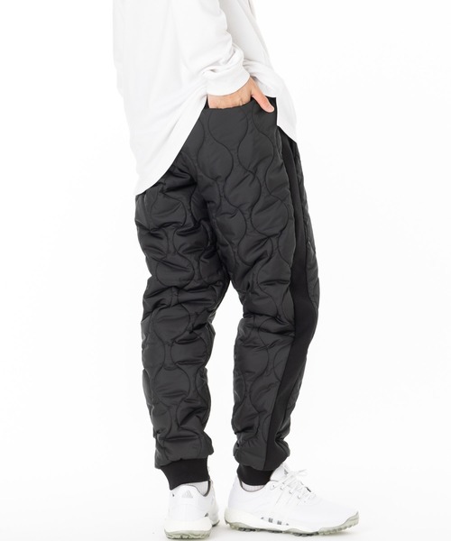 ニューエラゴルフ インサレーテッドキルティング パンツ ブラック XL NEW ERA（ニューエラ） ニューエラゴルフ キルティング パンツ
