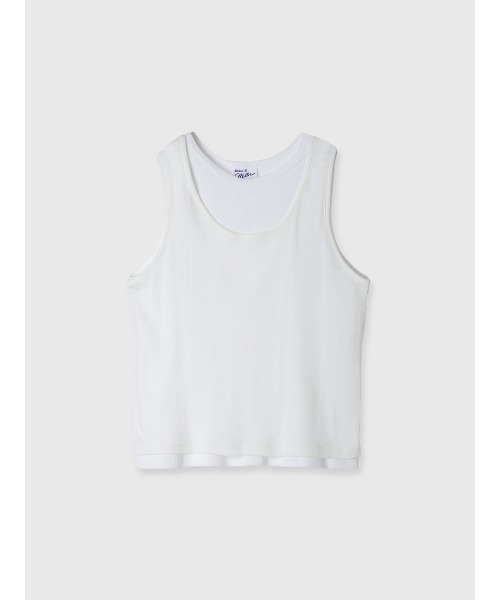 EIMY ISTOIRE(エイミーイストワール)の「miller レイヤードタンクトップ(タンクトップ・レディース・ブラック/ホワイト/その他35・F)」の1枚目の写真