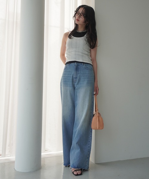 EIMY ISTOIRE(エイミーイストワール)の「miller レイヤードタンクトップ(タンクトップ・レディース・ブラック/ホワイト/その他35・F)」の16枚目の写真