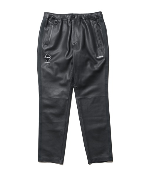 F.C.Real Bristol(エフシーレアルブリストル)の「LEATHER TRACK PANTS(その他パンツ・メンズ・ブラック・MEDIUM/SMALL/X-LARGE/LARGE/XX-LARGE)」の1枚目の写真