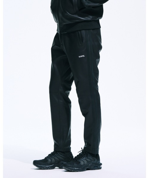 F.C.Real Bristol(エフシーレアルブリストル)の「LEATHER TRACK PANTS(その他パンツ・メンズ・ブラック・MEDIUM/SMALL/X-LARGE/LARGE/XX-LARGE)」の2枚目の写真