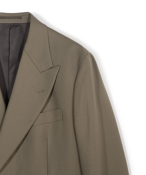 MEN'S BIGI（メンズビギ）の「【50th Anniv . 菊池武夫】TECHWOOL TWILL TAILORED JACKET（テーラードジャケット・メンズ・ブラック/ベージュ・01）」の5枚目の写真