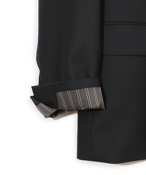 MEN'S BIGI（メンズビギ）の「【50th Anniv . 菊池武夫】TECHWOOL TWILL TAILORED JACKET（テーラードジャケット・メンズ・ブラック/ベージュ・01）」の10枚目の写真