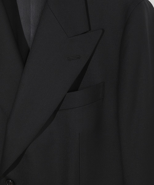 MEN'S BIGI（メンズビギ）の「【50th Anniv . 菊池武夫】TECHWOOL TWILL TAILORED JACKET（テーラードジャケット・メンズ・ブラック/ベージュ・01）」の22枚目の写真