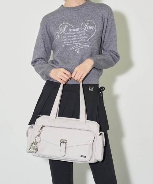 ILLIGO(イリゴ)の「◇ILLIGO◇エッセンシャル ポケット バッグ ESSENTIAL POCKET BAG(ショルダーバッグ・レディース・ブラック/グレー/ピンク・FREE)」の3枚目の写真