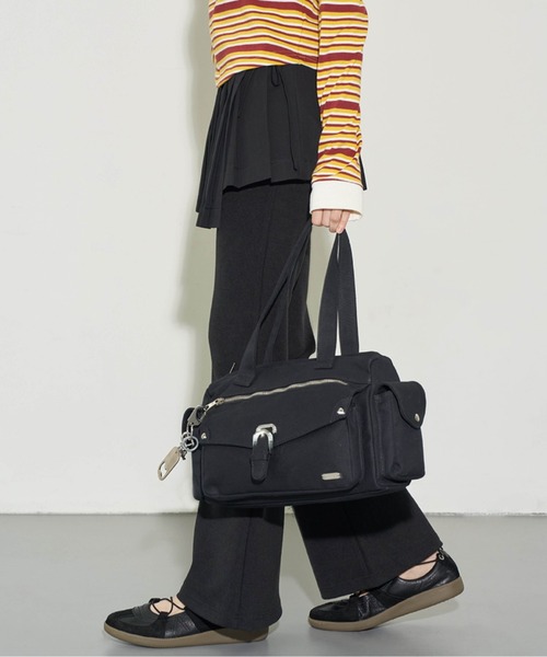 ILLIGO(イリゴ)の「◇ILLIGO◇エッセンシャル ポケット バッグ ESSENTIAL POCKET BAG(ショルダーバッグ・レディース・ブラック/グレー/ピンク・FREE)」の7枚目の写真