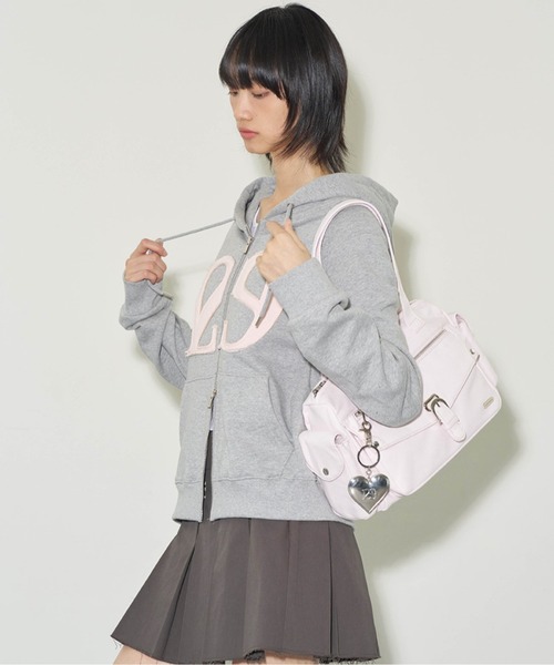 ILLIGO(イリゴ)の「◇ILLIGO◇エッセンシャル ポケット バッグ ESSENTIAL POCKET BAG(ショルダーバッグ・レディース・ブラック/グレー/ピンク・FREE)」の12枚目の写真
