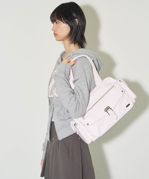ILLIGO(イリゴ)の「◇ILLIGO◇エッセンシャル ポケット バッグ ESSENTIAL POCKET BAG(ショルダーバッグ・レディース・ブラック/グレー/ピンク・FREE)」の13枚目の写真