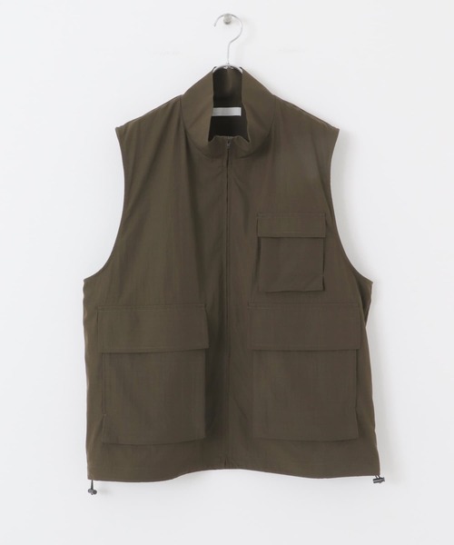 SENSE OF PLACE by URBAN RESEARCH（センスオブプレイスバイアーバンリサーチ）の「ユーティリティスタンドベスト（ブルゾン・メンズ・オリーブ/オレンジ/チャコールグレー・MEDIUM/LARGE）」の13枚目の写真