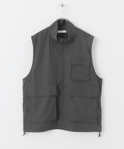 SENSE OF PLACE by URBAN RESEARCH（センスオブプレイスバイアーバンリサーチ）の「ユーティリティスタンドベスト（ブルゾン・メンズ・オリーブ/オレンジ/チャコールグレー・MEDIUM/LARGE）」の12枚目の写真