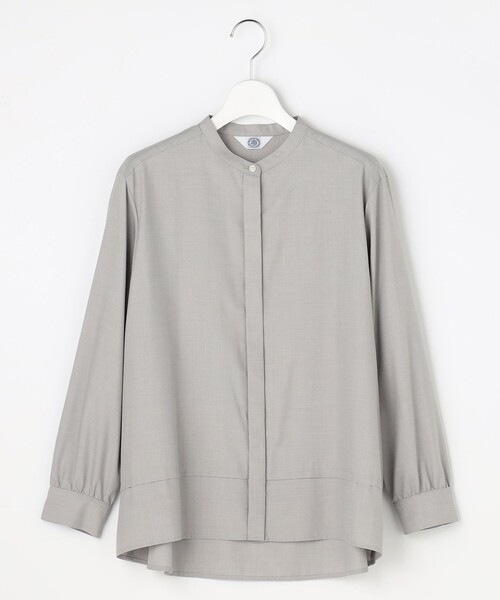 J.PRESS Ladies(J.プレス レディス)の「LIMBLESS50ツイル ブラウス(シャツ/ブラウス・レディース・ライトグレー系/グレー系/アイボリー系・XS)」の17枚目の写真
