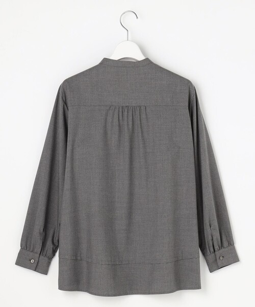 J.PRESS Ladies(J.プレス レディス)の「LIMBLESS50ツイル ブラウス(シャツ/ブラウス・レディース・ライトグレー系/グレー系/アイボリー系・XS)」の19枚目の写真