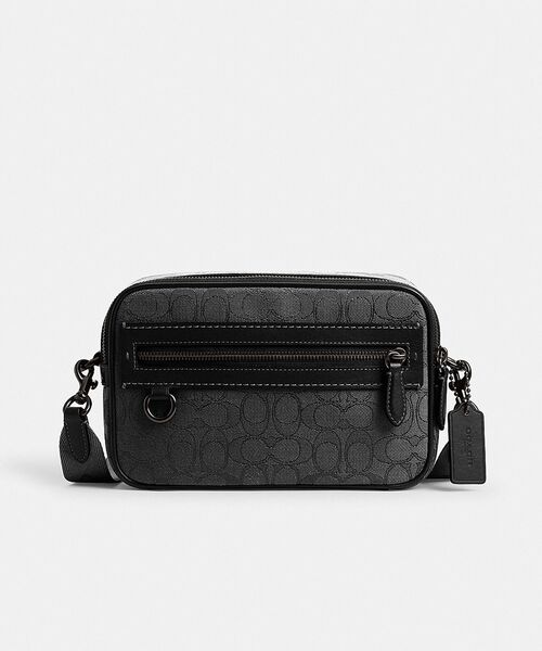 【COACH】テオ カメラ バッグ・シグネチャー ジャカード COACH｜【公式】テオ カメラ バッグ・シグネチャー ジャカード