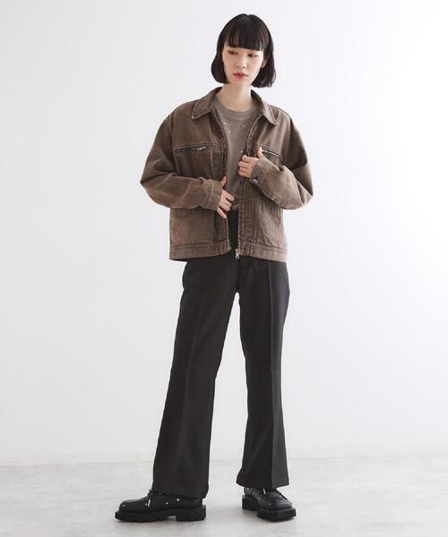 tk.TAKEO KIKUCHI(ティーケータケオキクチ)の「デニムブルゾン(デニムジャケット・メンズ・ブラウン系その他/ブルー・02/03)」の9枚目の写真