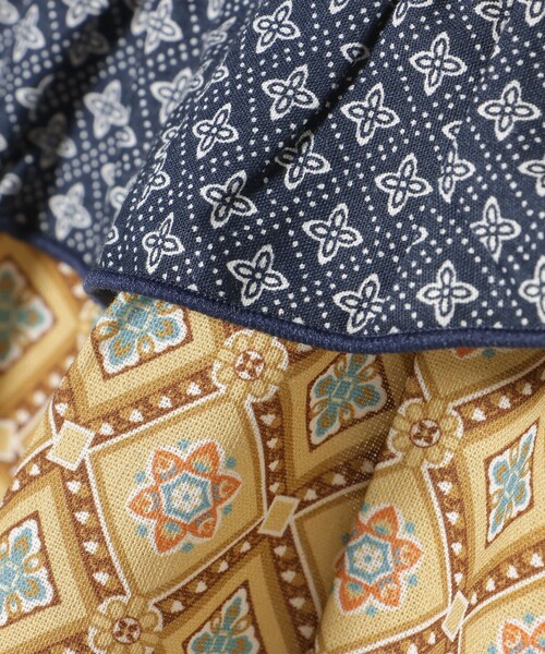 BEAMS mini（ビームスミニ）の「総柄 フリル ワンピース 2025FW（90～140cm）（ワンピース・キッズ・ネイビー/イエロー・90/100/110/120/130/140）」の20枚目の写真