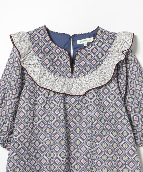 BEAMS mini（ビームスミニ）の「総柄 フリル ワンピース 2025FW（90～140cm）（ワンピース・キッズ・ネイビー/イエロー・90/100/110/120/130/140）」の22枚目の写真