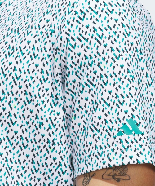 adidas(アディダス)の「マイクロ アーガイル グラフィック 半袖ボタンダウンシャツ【adidas Golf/アディダスゴルフ】(ポロシャツ・メンズ・ネイビー/ホワイト/ブラック/ホワイト×ブルー・XX-LARGE/LARGE/MEDIUM/X-LARGE)」の14枚目の写真