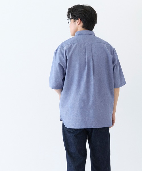 coca(coca)(コカ)の「オックスボタンダウン半袖シャツ(シャツ/ブラウス・メンズ・ブラック/ストライプ/ネイビー/ホワイト・L/M/XL)」の12枚目の写真