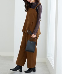 BELLUNA PLUS（ベルーナ）の「【2点セット】ウーリッシュ素材ビスチェセットアップ（その他トップス）」