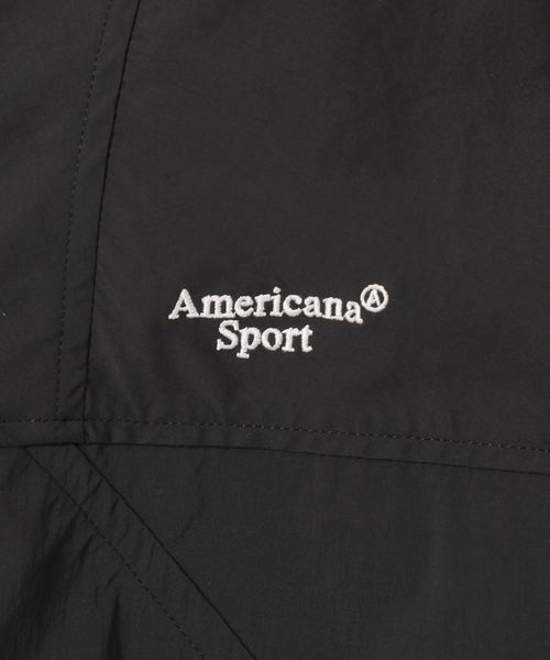 AMERICANA(アメリカーナ)の「【AMERICANA/アメリカーナ】NYLON blouson(ナイロンジャケット・レディース・ブラック/ベージュ・FREE)」の19枚目の写真