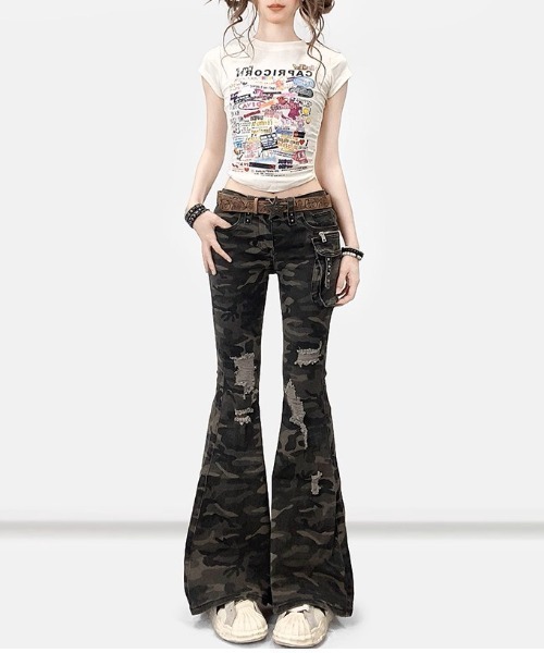 chloma フレアパンツ XWFTP08H3 メルトタッチ リラックス フレアパンツ