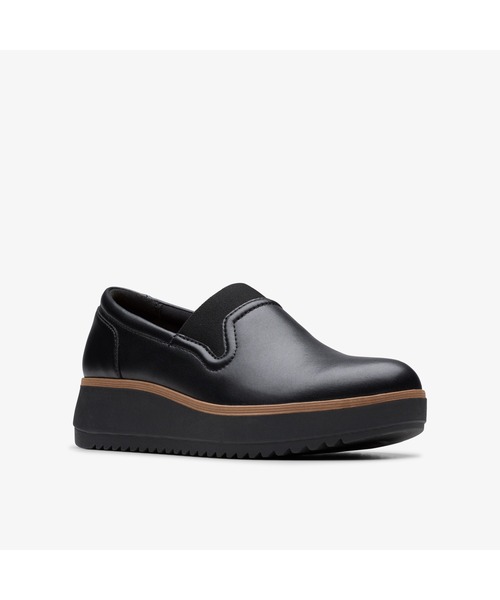 Clarks（クラークス）の「Zylah Sky / ザイラスカイ（ブラックレザー）（ローファー・レディース・ブラック・UK6/UK5.5/UK5/UK4.5/UK4/UK3.5/UK3）」の4枚目の写真