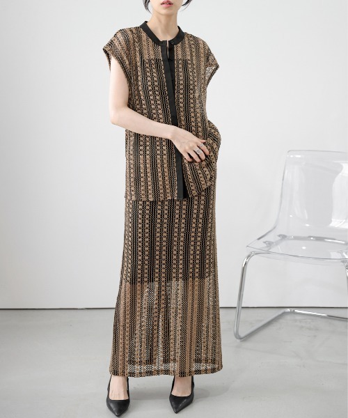 セール】クロシェレース セットアップ（セットアップ）｜AMELY