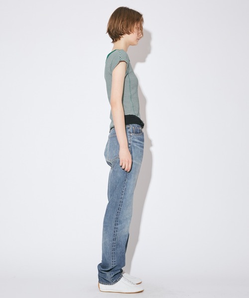 beautiful people（ビューティフルピープル）の「selvedge denim      woman fit vintage（デニムパンツ・レディース・ライトインディゴブルー・36/34/40/38）」の3枚目の写真