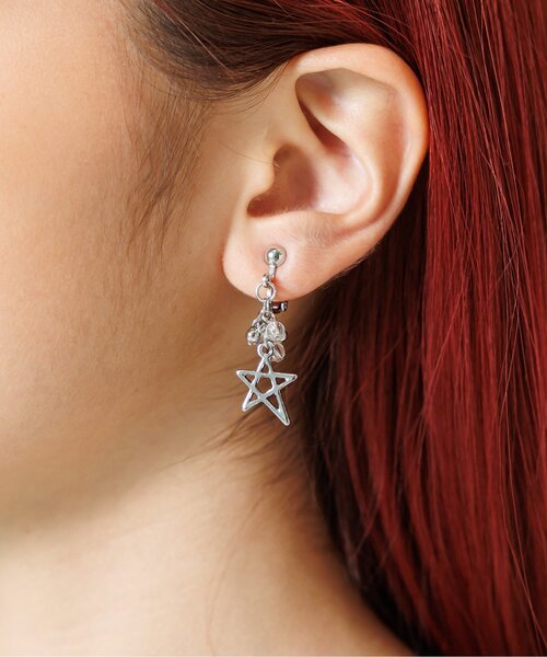 algy(アルジー)の「つぶつぶスターイヤリング(イヤリング・キッズ・シルバー・FREE)」の1枚目の写真