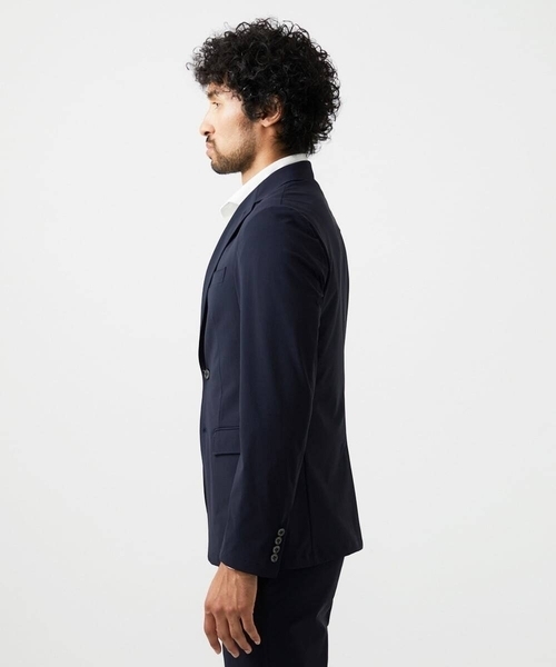 MICHEL KLEIN HOMME (ミッシェルクランオム)の「【セットアップ】テーラードジャケット(テーラードジャケット・メンズ・ネイビー/ブラック・X-LARGE/LARGE/MEDIUM)」の4枚目の写真