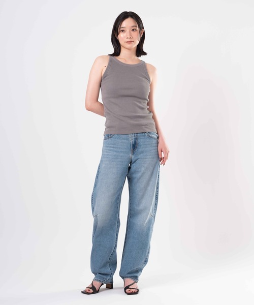 Levi's(リーバイス)の「Levi's/リーバイス エッセンシャル レーサー タンクトップ(タンクトップ・レディース・ブラック・M/S/XS)」の7枚目の写真