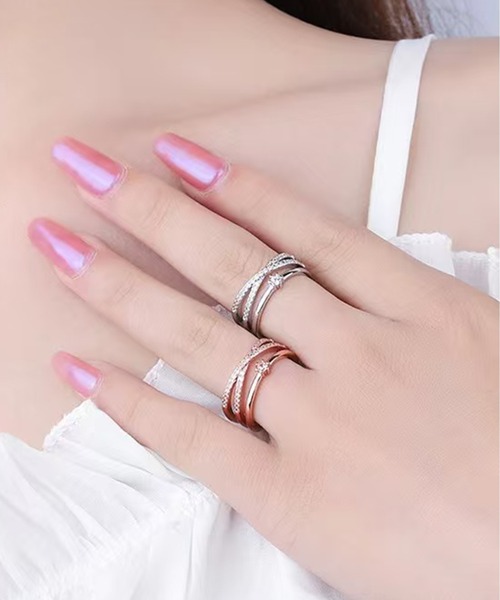 ALWAYS GOOD TIME（オルウェイズグッドタイム）の「ファッションリング デザインリング ラインストーン パール（リング・レディース・シルバー系その他2/ゴールド系その他2/シルバー系その他/ゴールド系その他/ピンクゴールド/ゴールド系その他3/シルバー系その他3/シルバー系その他4・FREE）」の9枚目の写真