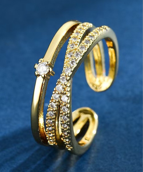 ALWAYS GOOD TIME（オルウェイズグッドタイム）の「ファッションリング デザインリング ラインストーン パール（リング・レディース・シルバー系その他2/ゴールド系その他2/シルバー系その他/ゴールド系その他/ピンクゴールド/ゴールド系その他3/シルバー系その他3/シルバー系その他4・FREE）」の15枚目の写真