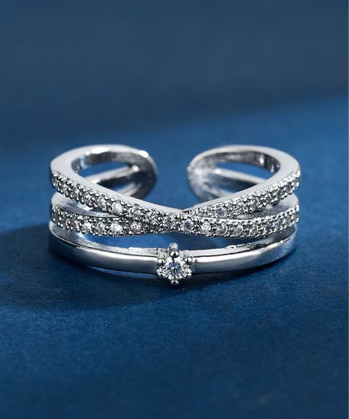 ALWAYS GOOD TIME（オルウェイズグッドタイム）の「ファッションリング デザインリング ラインストーン パール（リング・レディース・シルバー系その他2/ゴールド系その他2/シルバー系その他/ゴールド系その他/ピンクゴールド/ゴールド系その他3/シルバー系その他3/シルバー系その他4・FREE）」の13枚目の写真