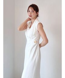 SNIDEL | レイヤードライクジレワンピース(ワンピース)