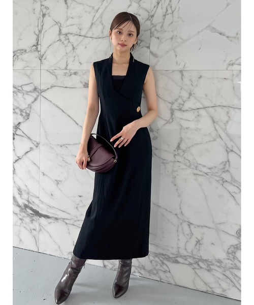 レイヤードライクジレワンピース（ワンピース）｜SNIDEL（スナイデル