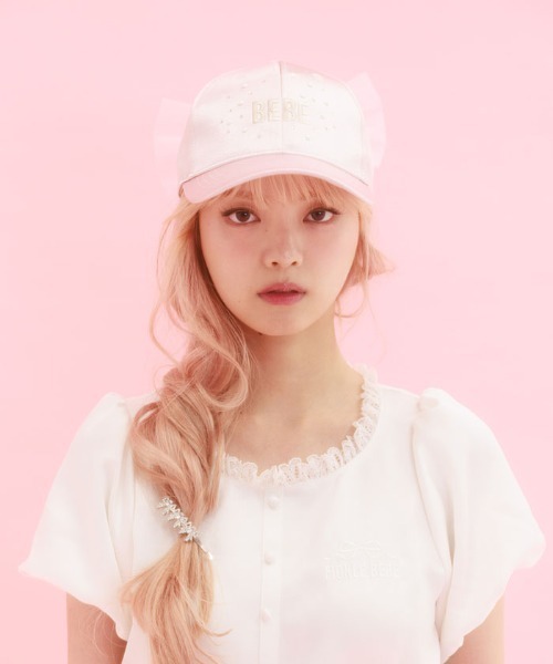 セール】BEBEビジューリボンCAP（キャップ）｜FickleBebe