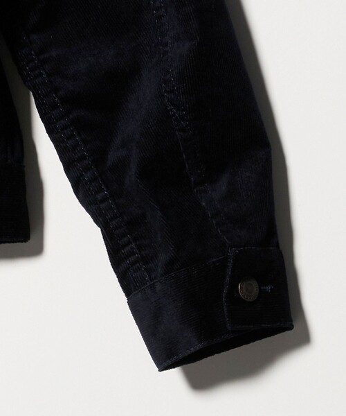 SCYE BASICS(サイベーシックス)の「<SCYE BASICS>SOLOTEX Corduroy Trucker Jacket/コーデュロイ ジャケット(その他アウター・メンズ・ネイビー・40/38)」の4枚目の写真